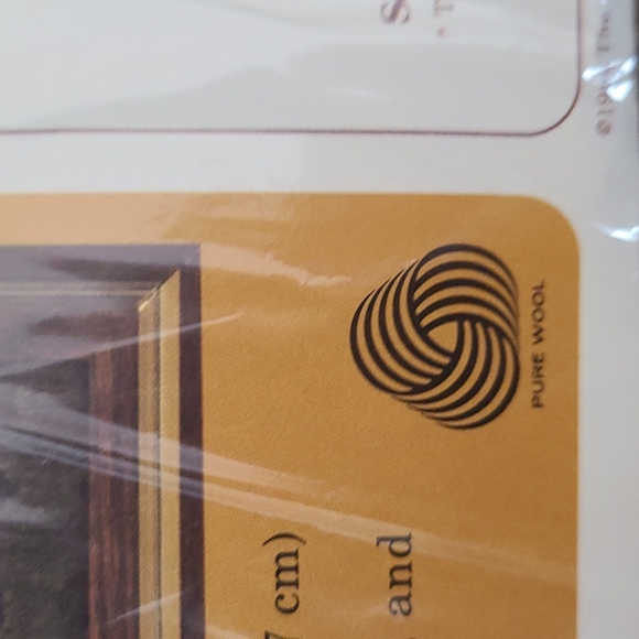 Noble Eagle crewel embroidery kit with Persian wool yarn.  By Creative Circle - Picture 12 of 13